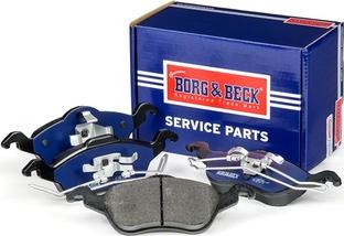 Borg & Beck BBP1602 - Комплект спирачно феродо, дискови спирачки vvparts.bg