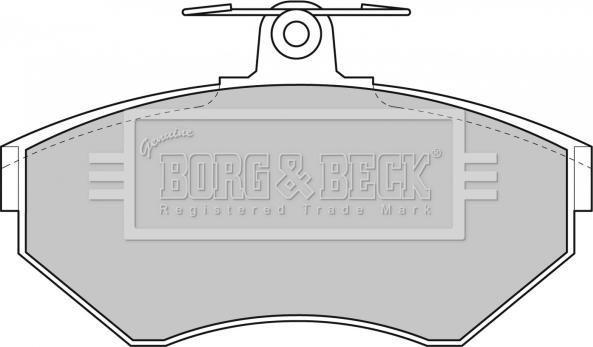 Borg & Beck BBP1607 - Комплект спирачно феродо, дискови спирачки vvparts.bg