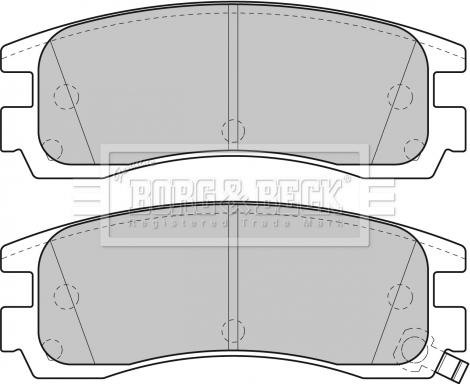 Delphi LUP1114 - Комплект спирачно феродо, дискови спирачки vvparts.bg