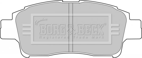 Borg & Beck BBP1681 - Комплект спирачно феродо, дискови спирачки vvparts.bg
