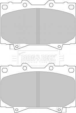 BOSCH 986505670 - Комплект спирачно феродо, дискови спирачки vvparts.bg