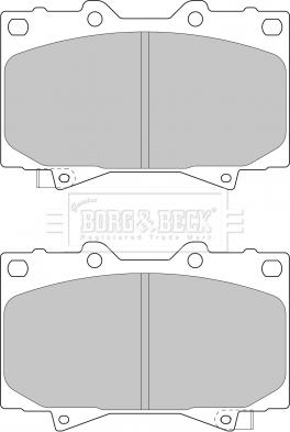 NPS T360A04 - Комплект спирачно феродо, дискови спирачки vvparts.bg