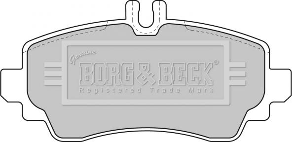 Borg & Beck BBP1634 - Комплект спирачно феродо, дискови спирачки vvparts.bg