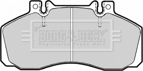 Borg & Beck BBP1636 - Комплект спирачно феродо, дискови спирачки vvparts.bg