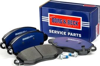 Borg & Beck BBP1626 - Комплект спирачно феродо, дискови спирачки vvparts.bg