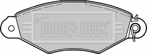 Borg & Beck BBP1622 - Комплект спирачно феродо, дискови спирачки vvparts.bg