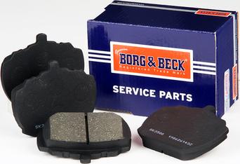 Borg & Beck BBP1098 - Комплект спирачно феродо, дискови спирачки vvparts.bg