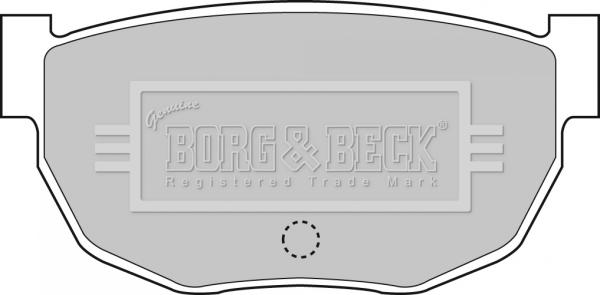 Borg & Beck BBP1046 - Комплект спирачно феродо, дискови спирачки vvparts.bg