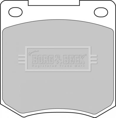 Borg & Beck BBP1054 - Комплект спирачно феродо, дискови спирачки vvparts.bg