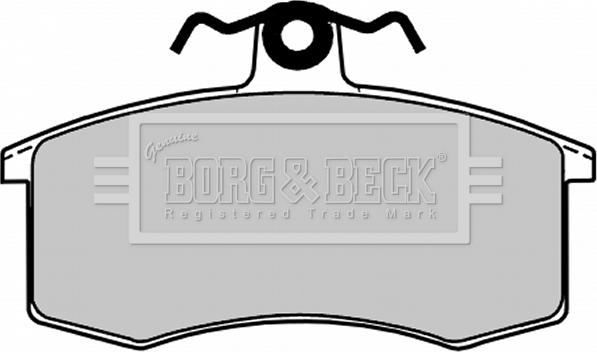 Borg & Beck BBP1053 - Комплект спирачно феродо, дискови спирачки vvparts.bg