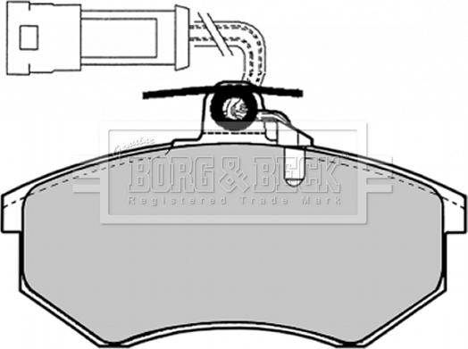 BENDIX 571356 - Комплект спирачно феродо, дискови спирачки vvparts.bg