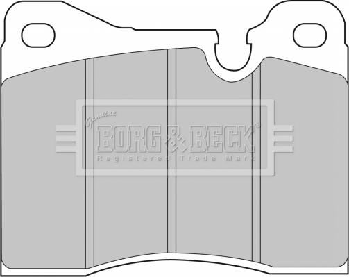 Borg & Beck BBP1014 - Комплект спирачно феродо, дискови спирачки vvparts.bg