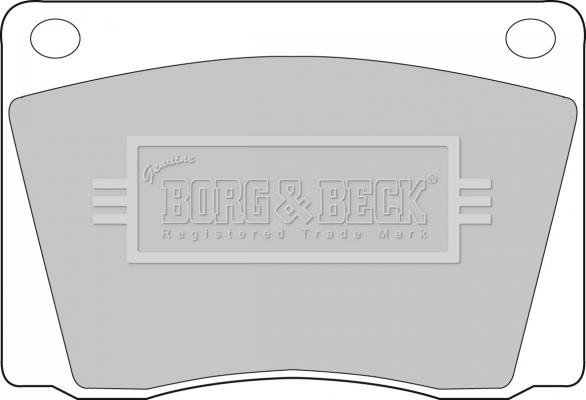Borg & Beck BBP1011 - Комплект спирачно феродо, дискови спирачки vvparts.bg
