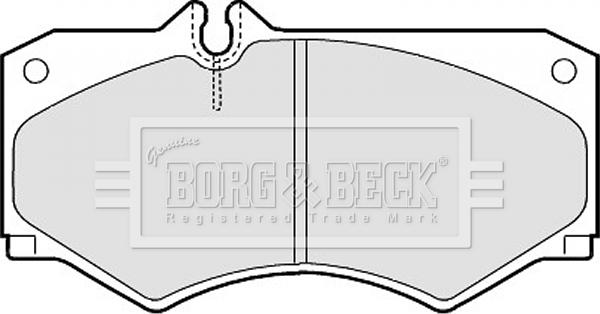 Borg & Beck BBP1089 - Комплект спирачно феродо, дискови спирачки vvparts.bg