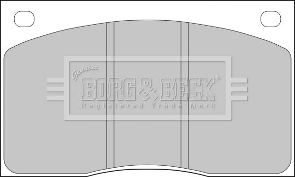 Borg & Beck BBP1074 - Комплект спирачно феродо, дискови спирачки vvparts.bg