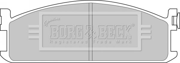 Borg & Beck BBP1075 - Комплект спирачно феродо, дискови спирачки vvparts.bg