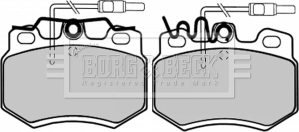 Borg & Beck BBP1073 - Комплект спирачно феродо, дискови спирачки vvparts.bg