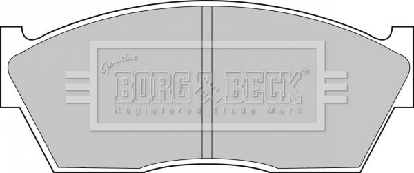 Borg & Beck BBP1077 - Комплект спирачно феродо, дискови спирачки vvparts.bg