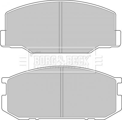 Borg & Beck BBP1196 - Комплект спирачно феродо, дискови спирачки vvparts.bg