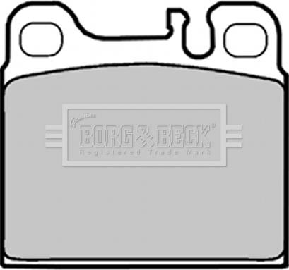 Borg & Beck BBP1158 - Комплект спирачно феродо, дискови спирачки vvparts.bg