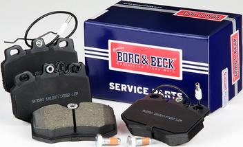 Borg & Beck BBP1111 - Комплект спирачно феродо, дискови спирачки vvparts.bg
