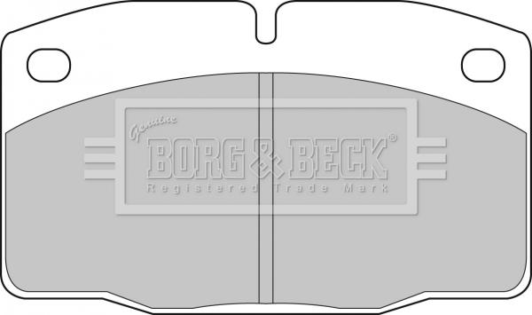 Borg & Beck BBP1117 - Комплект спирачно феродо, дискови спирачки vvparts.bg