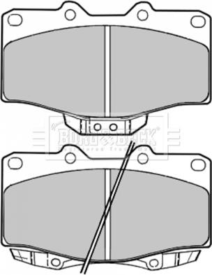 JPN 10H2030-JPN - Комплект спирачно феродо, дискови спирачки vvparts.bg