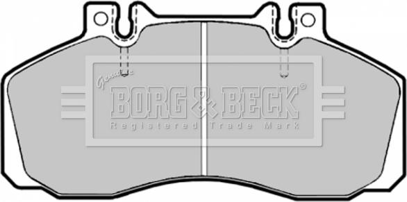 Borg & Beck BBP1121 - Комплект спирачно феродо, дискови спирачки vvparts.bg