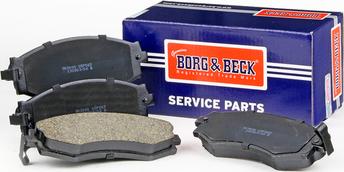 Borg & Beck BBP1173 - Комплект спирачно феродо, дискови спирачки vvparts.bg