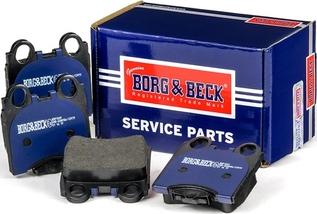 Borg & Beck BBP1849 - Комплект спирачно феродо, дискови спирачки vvparts.bg