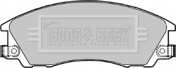 Borg & Beck BBP1842 - Комплект спирачно феродо, дискови спирачки vvparts.bg