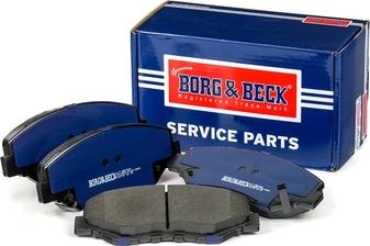 Borg & Beck BBP1860 - Комплект спирачно феродо, дискови спирачки vvparts.bg