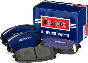 Borg & Beck BBP1868 - Комплект спирачно феродо, дискови спирачки vvparts.bg