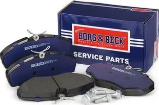 Borg & Beck BBP1812 - Комплект спирачно феродо, дискови спирачки vvparts.bg