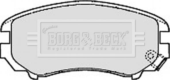 Borg & Beck BBP1884 - Комплект спирачно феродо, дискови спирачки vvparts.bg