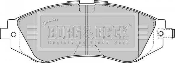 Borg & Beck BBP1881 - Комплект спирачно феродо, дискови спирачки vvparts.bg