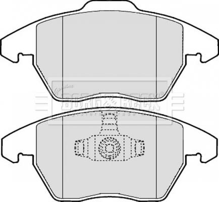 Borg & Beck BBP1888 - Комплект спирачно феродо, дискови спирачки vvparts.bg