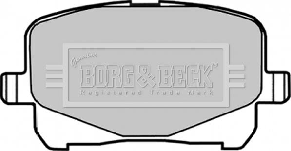 Borg & Beck BBP1835 - Комплект спирачно феродо, дискови спирачки vvparts.bg