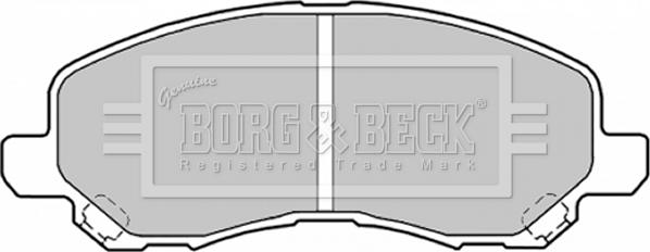 Borg & Beck BBP1831 - Комплект спирачно феродо, дискови спирачки vvparts.bg