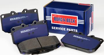 Borg & Beck BBP1832 - Комплект спирачно феродо, дискови спирачки vvparts.bg