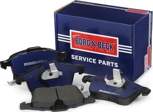 Borg & Beck BBP1875 - Комплект спирачно феродо, дискови спирачки vvparts.bg