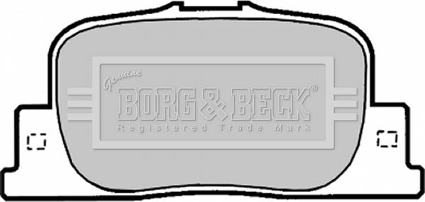 Borg & Beck BBP1878 - Комплект спирачно феродо, дискови спирачки vvparts.bg