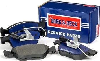 Borg & Beck BBP1396 - Комплект спирачно феродо, дискови спирачки vvparts.bg