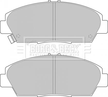 Borg & Beck BBP1398 - Комплект спирачно феродо, дискови спирачки vvparts.bg