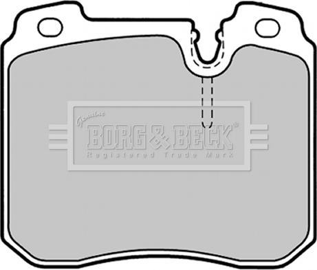 Borg & Beck BBP1340 - Комплект спирачно феродо, дискови спирачки vvparts.bg