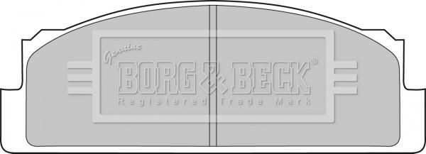 Borg & Beck BBP1305 - Комплект спирачно феродо, дискови спирачки vvparts.bg