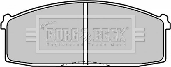 Borg & Beck BBP1300 - Комплект спирачно феродо, дискови спирачки vvparts.bg