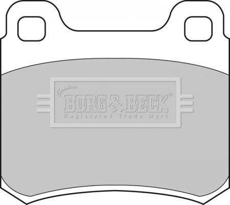 Borg & Beck BBP1315 - Комплект спирачно феродо, дискови спирачки vvparts.bg