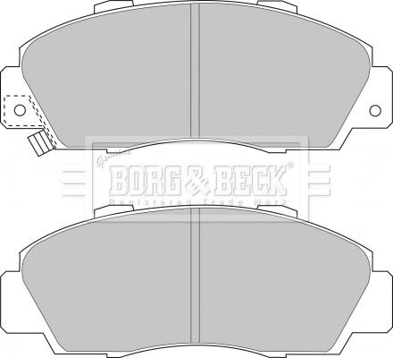 Borg & Beck BBP1389 - Комплект спирачно феродо, дискови спирачки vvparts.bg