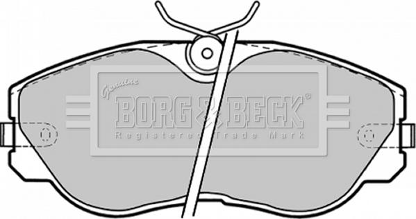 Borg & Beck BBP1329 - Комплект спирачно феродо, дискови спирачки vvparts.bg